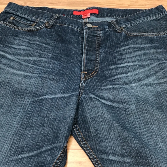 FCUK Jeans Regular Straight Leg Dark Wash Size 38 - Picture 4 of 10